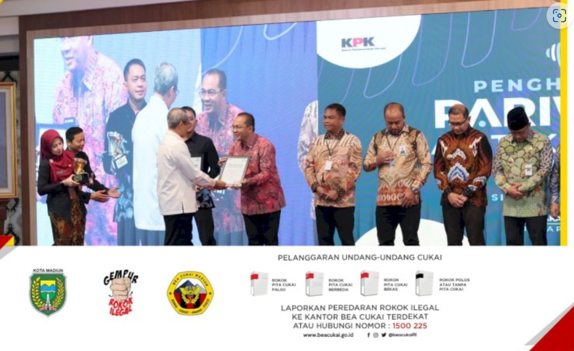 Kominfo Kota Madiun Raih Penghargaan Pariwara Antikorupsi 2024 dari KPK