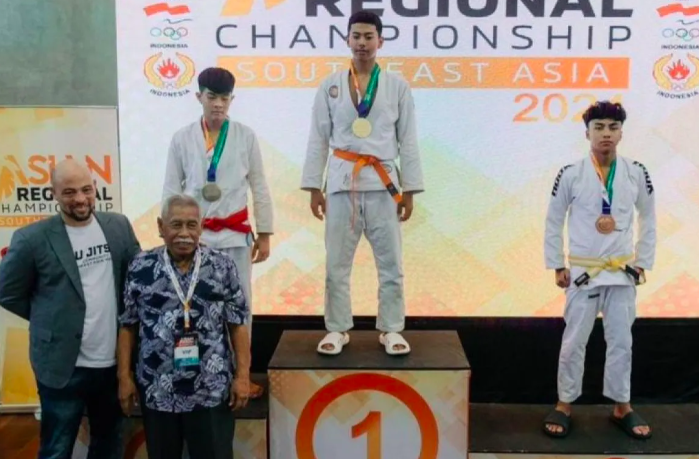 Siswa SMAN 3 Taruna Angkasa Madiun raih medali emas Jiu-jitsu Internasional