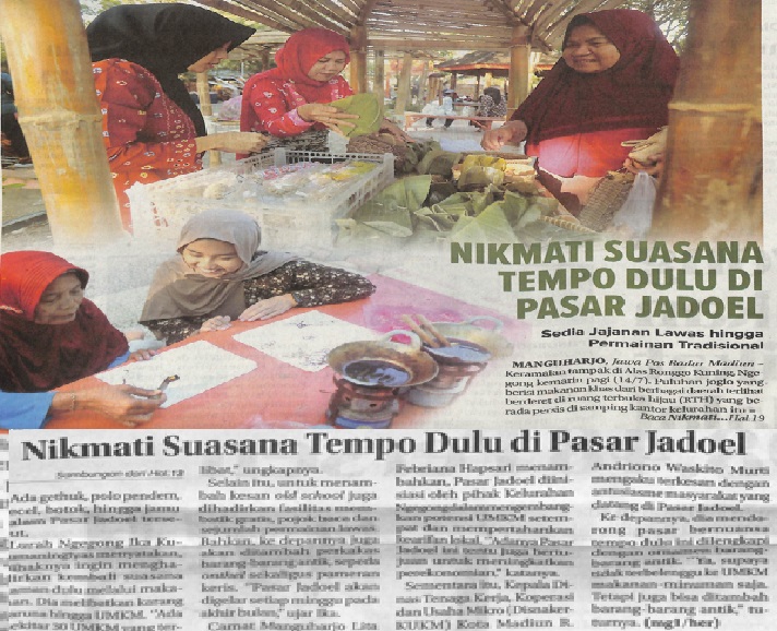 Nikmati Suasana Tempo Dulu di Pasar Jadoel, Sedia Jajanan Lawas hingga Permainan Tradisional