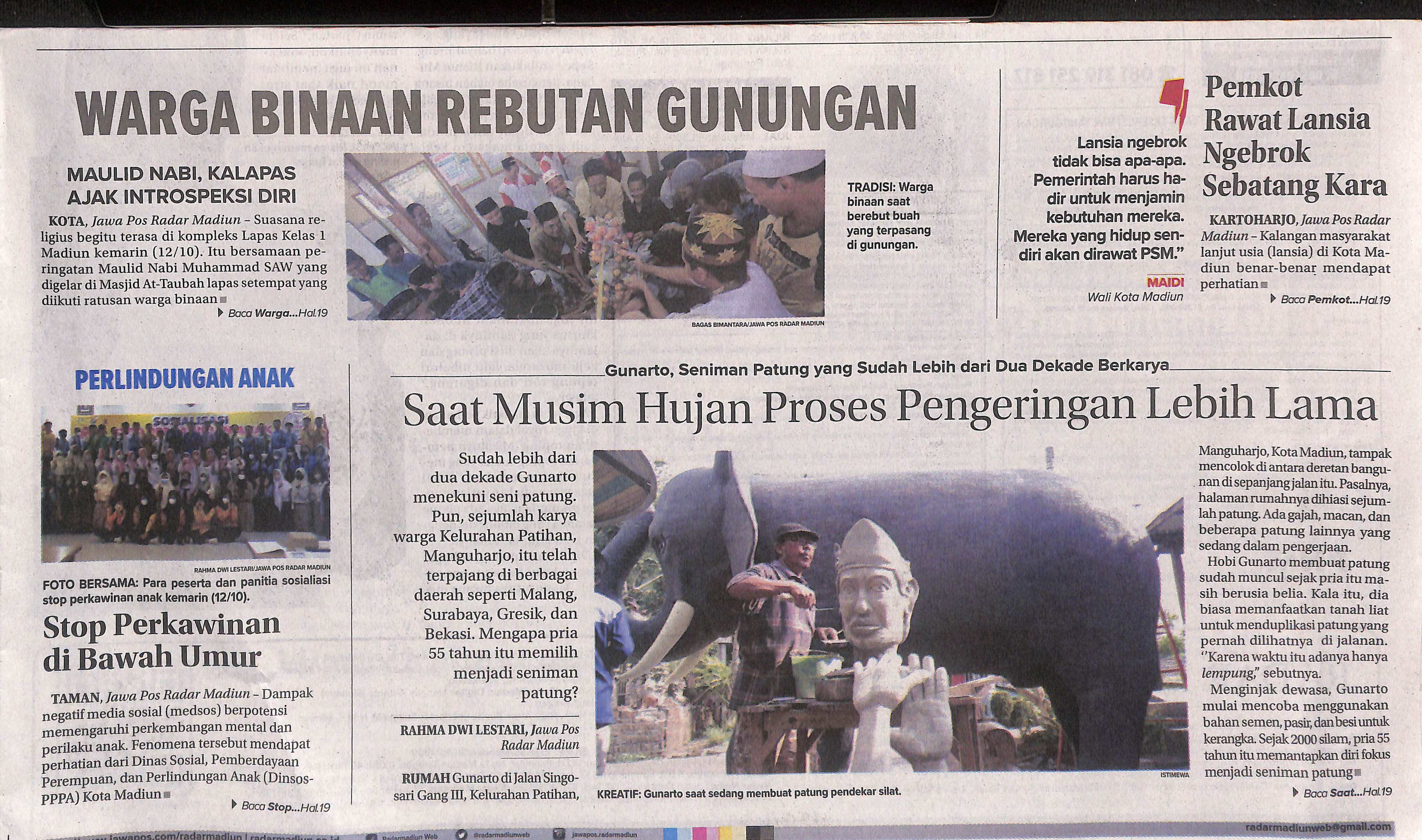 Pemkot Rawat Lansia Ngebrok Sebatang Kara
