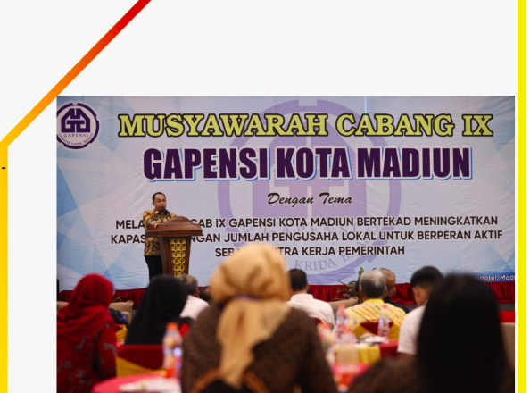 Buka Muscab Ke-IX, Pj Walkot Madiun Minta Gapensi Sinergi Bangun Kota Pendekar