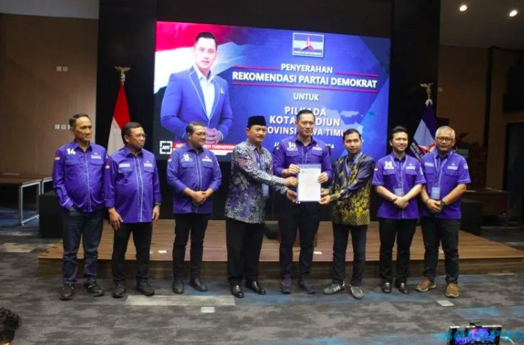 Resmi, Demokrat Beri Rekom ke Maidi-Bagus Panuntun Maju Pilwalkot Madiun 2024