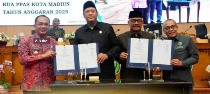 DPRD dan Pemkot Madiun Tandatangani KUA PPAS 2025