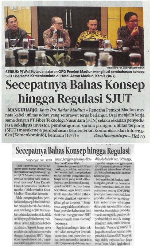 Secepatnya Bahas Konsep hingga Regulasi SJUT