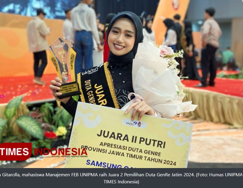 Selamat, Mahasiswa UNIPMA Madiun Raih Juara 2 Duta GenRe Jatim 2024