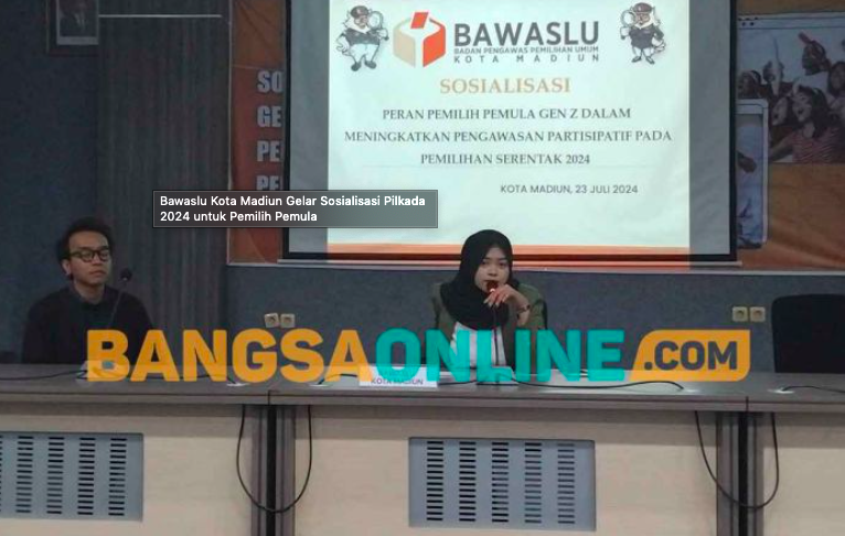 Bawaslu Kota Madiun Gelar Sosialisasi Pilkada 2024 untuk Pemilih Pemula