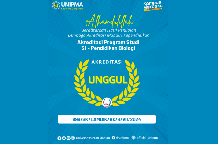 Keren, Prodi Pendidikan Biologi Unipma Raih Akreditasi Unggul, Rektor: Tiga Lainnya Segera Menyusul