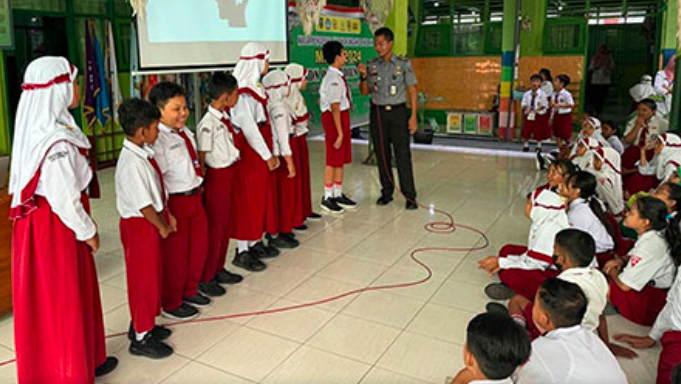 Lapas I Madiun Berikan Penyuluhan Bahaya Narkoba di SDN 03 Madiun Lor