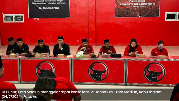 Konsolidasi Jelang Pilkada, PDIP Kota Madiun Belum Tentukan Dukungan