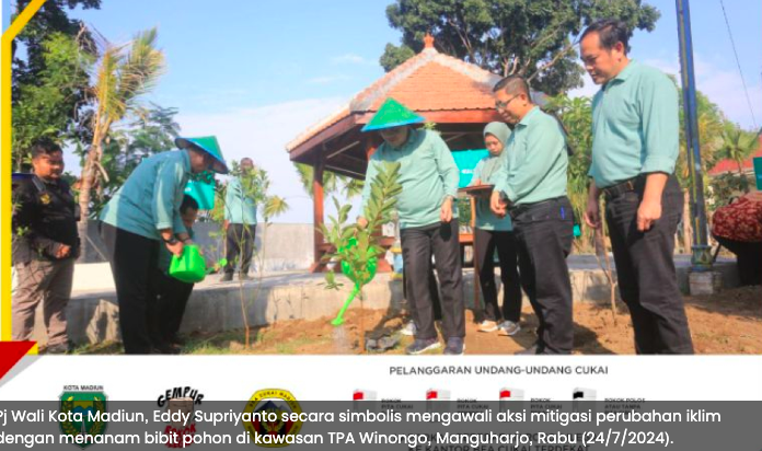 Mitigasi Perubahan Iklim, Pemkot Madiun Getol Tanam Pohon