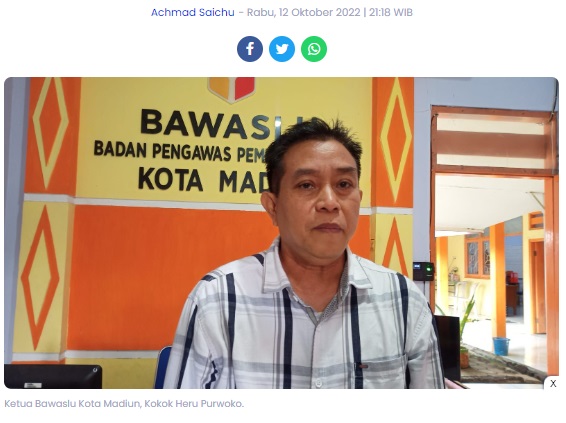 9 Pendaftar Panwascam Kota Madiun Tidak Lolos Seleksi Tertulis