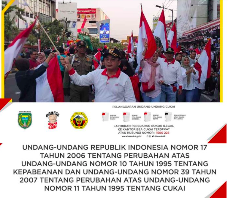 Ajak Warga Kibarkan Merah Putih pada 1 Agustus, Pemkot Madiun Bagikan Ribuan Bendera