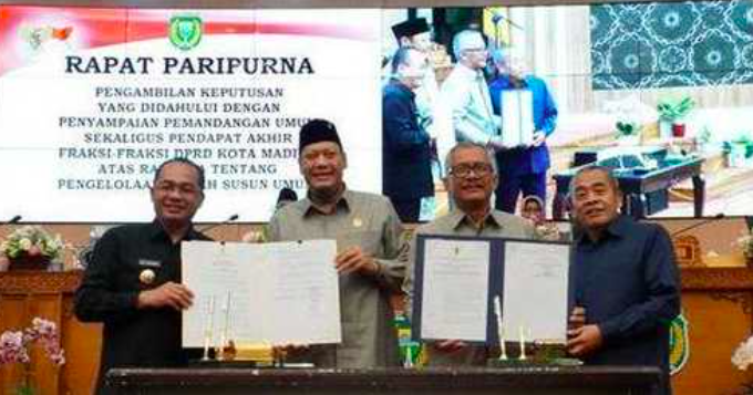 DPRD-Pemkot Madiun Tetapkan Raperda Pengelolaan Rusun