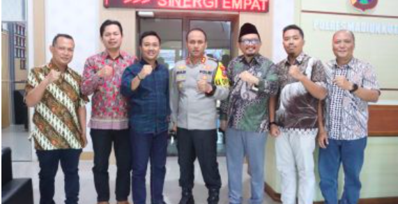 Kapolres Madiun Kota Terima Audiensi dan Silaturahmi Ketua dan Anggota Bawaslu Kota Madiun