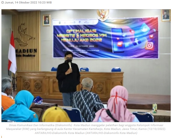 Diskominfo Kota Madiun tingkatkan kompetensi kelompok informasi masyarakat