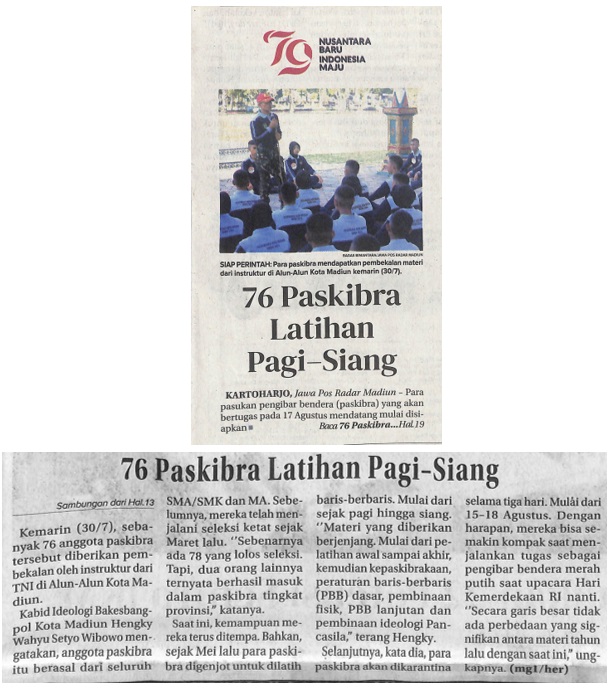 76 Paskibra Latihan Pagi -Siang