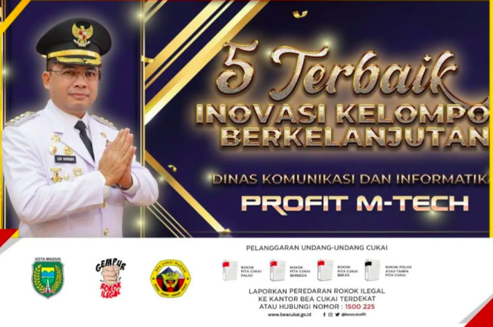 Inovasi Profit M-Tech Diskominfo Kota Madiun masuk Top 5 PKRI Kelompok Keberlanjutan