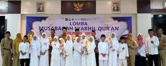 Puluhan Siswa SD – SMP di Kota Madiun Ikuti Lomba Musabaqoh Syarhil Quran