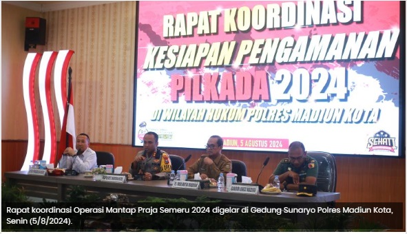 Pilkada Kota Madiun Potensi Rawan, Ini Petanya