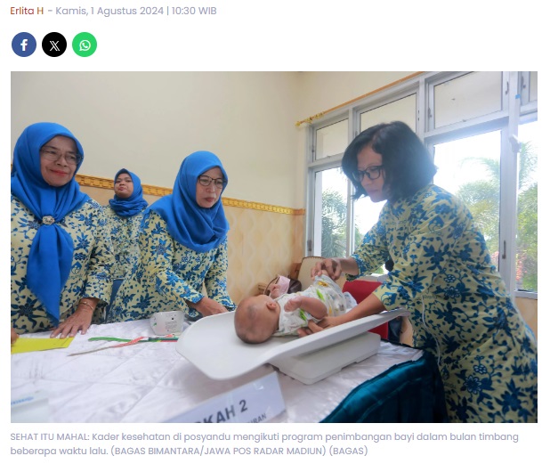 Ada Ratusan Anak Stunting di Kota Madiun, Pemkot Beberkan Strategi Penanganan, Camat dan Lurah Ikut Dilibatkan