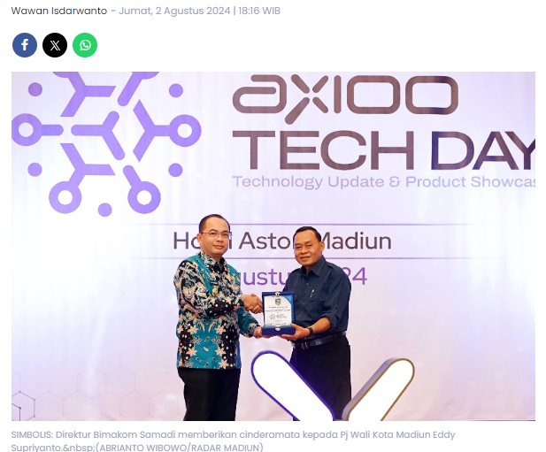 Sosialisasikan E-katalog V 6.0 dan Axioo Tech Day 2024, Bimakom Dukung Transformasi Digital di Pemerintahan