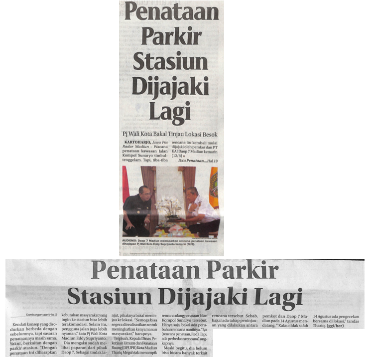 Penataan Parkir Stasiun Dijajaki Lagi, Pj Wali Kota Bakal Tinjau Lokasi Besok