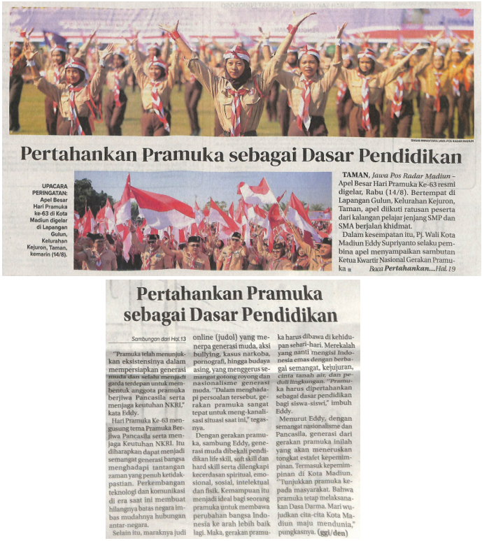 Pertahankan Pramuka Sebagai Dasar Pendidikan
