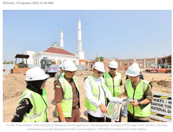 Pemkot Madiun gandeng Kejaksaan kawal pengerjaan 21 proyek strategis