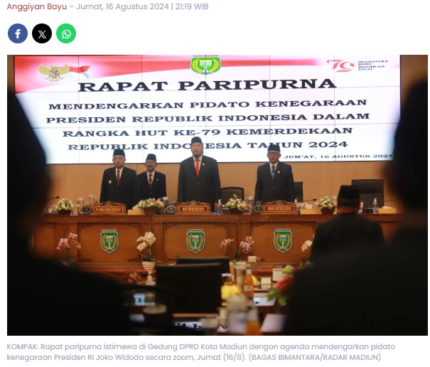 Perbaiki Capaian Kurang Bagus, Hasil Dengar Pidato Kenegaraan Presiden