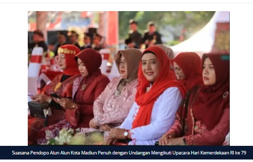 Peringatan HUT Ke-79 RI, Kota Madiun Meriah, Pj Wali Kota Ajak Songsong Indonesia Maju