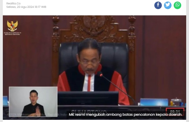 Pasca Putusan MK, Berdampak Pada Peta Pilkada Kota Madiun?