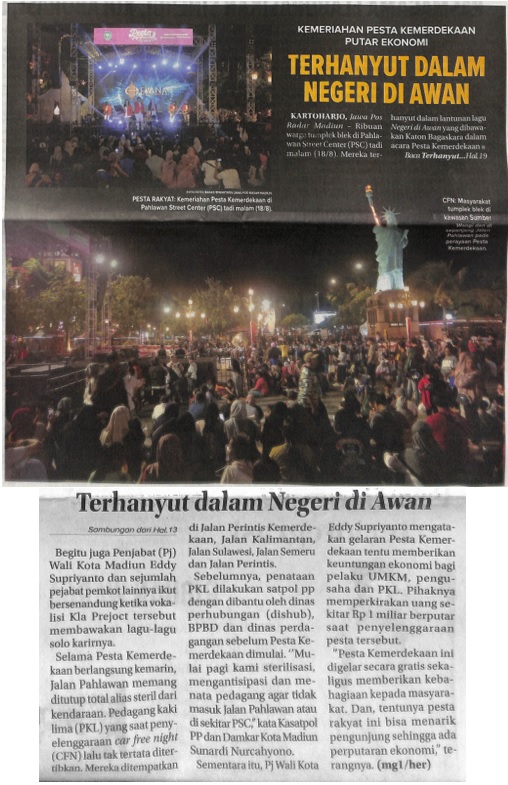 Kemeriahan Pesta Kemerdekaan Putar Ekonomi, Terhanyut Dalam Negeri Di Awan