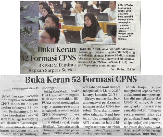 Buka Keran 52 Formasi CPNS, BKPSDM Diminta Siapkan Sarpras Seleksi