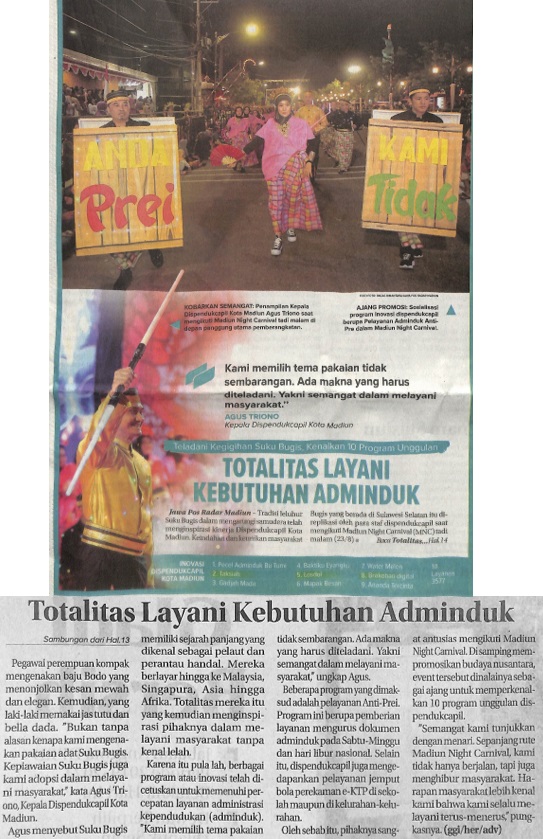 Teladani Kegigihan Suku Bugis, Kenalkan 1o Program Unggulan, Totalitas Layani Kebutuhan Adminduk