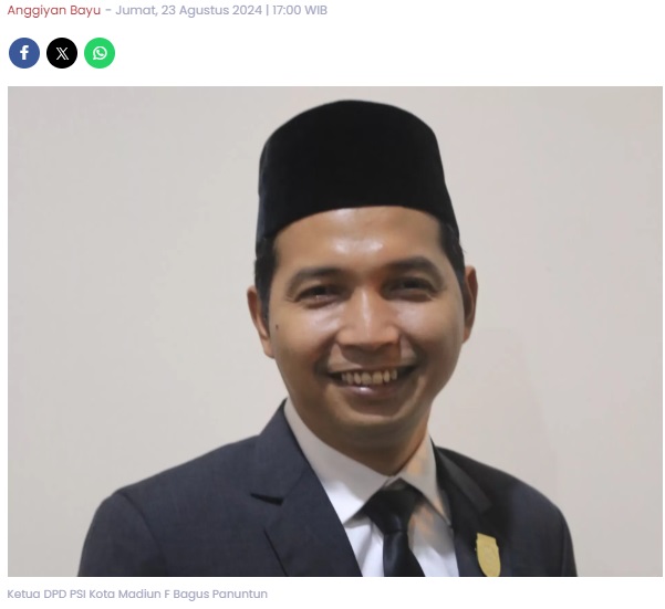 BP Siap Mundur dari Anggota DPRD Terpilih, Pastikan Dampingi Maidi di Pilkada Kota Madiun 2024