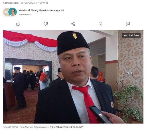 Setelah Putusan MK, PDIP Usung Sendiri Paslon dalam Pilkada Kota Madiun