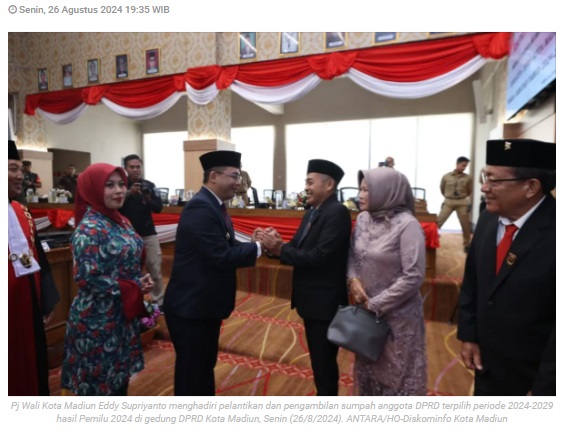 Pemkot Madiun-DPRD terpilih siap berkolaborasi bangun daerah