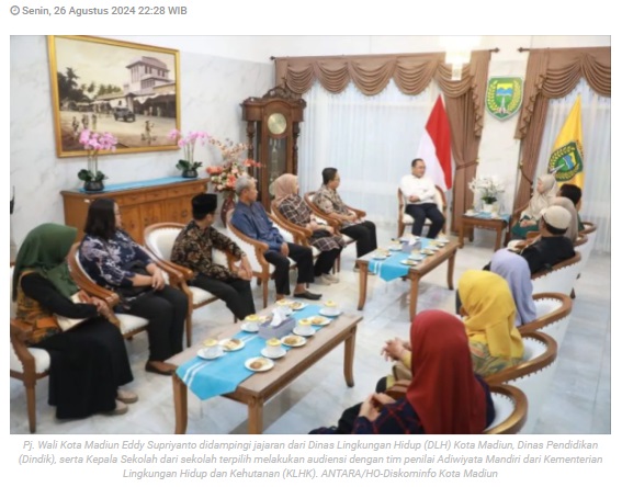 Pemkot Madiun persiapkan delapan sekolah raih Adiwiyata Mandiri