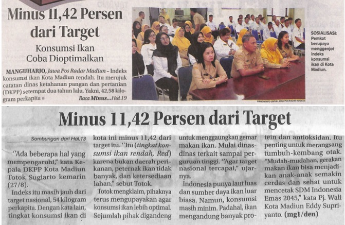 Minus 11,42 Persen dari Target, Konsumsi Ikan Coba Dioptimalkan