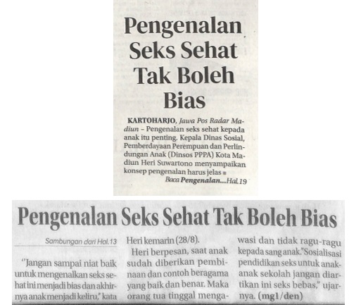 Pengenalan Seks Sehat Tak Boleh Bias