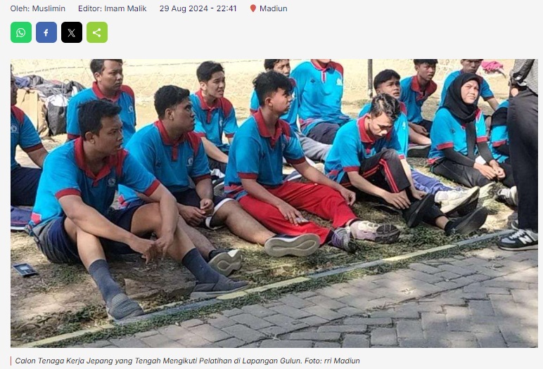 Semangat dan Antusias Anak Muda Kota Madiun Kerja di Jepang