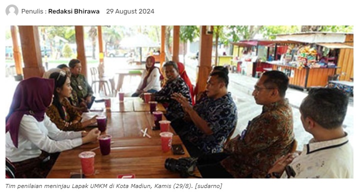 Inovasi Lapak UMKM Kota Madiun Masuk 10 Besar Penilaian SDGs I-SIM for Cities 2024