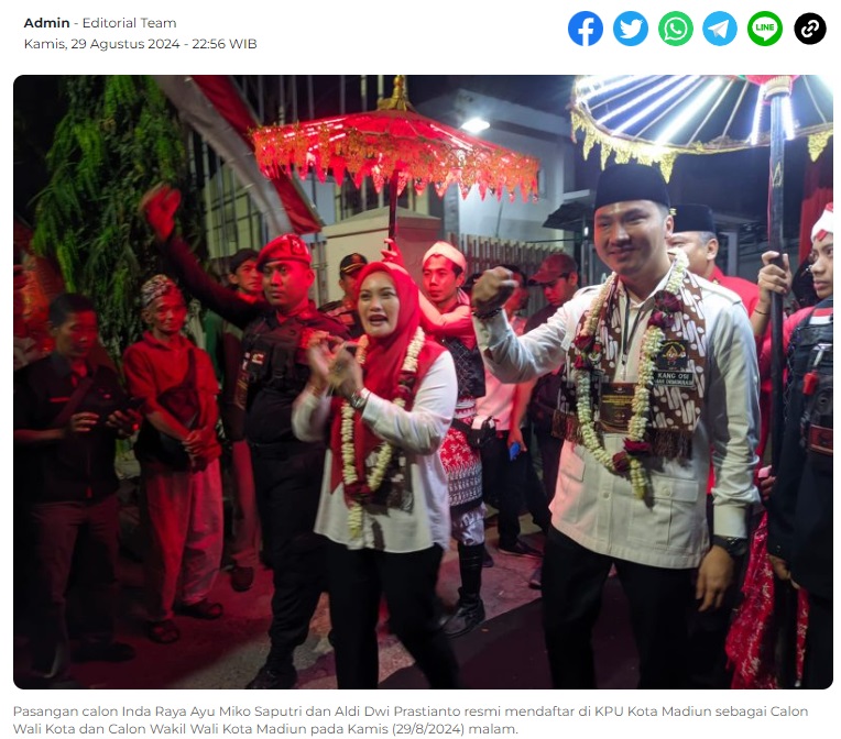 Inda-Aldi Resmi Daftar Cawali-Cawawali Madiun