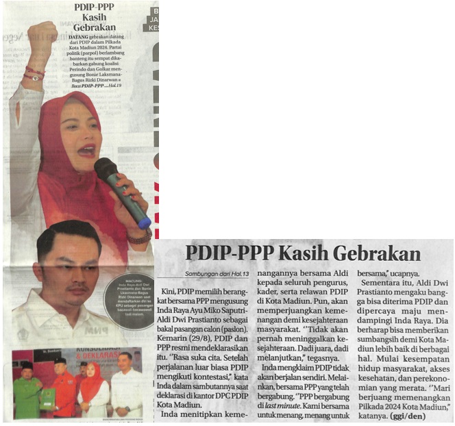 PDIP-PPP Kasih Gebrakan