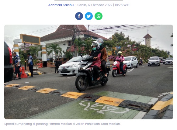 Ini Alasan Wali Kota Maidi Pasang Polisi Tidur di Jalan Pahlawan