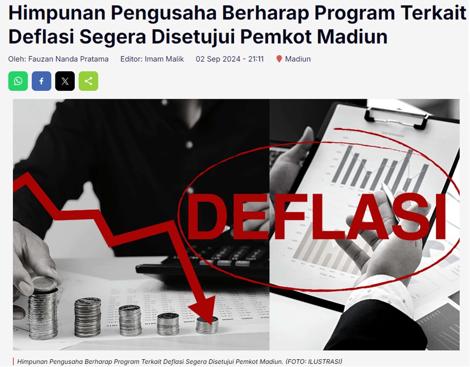 Himpunan Pengusaha Berharap Program Terkait Deflasi Segera Disetujui Pemkot Madiun
