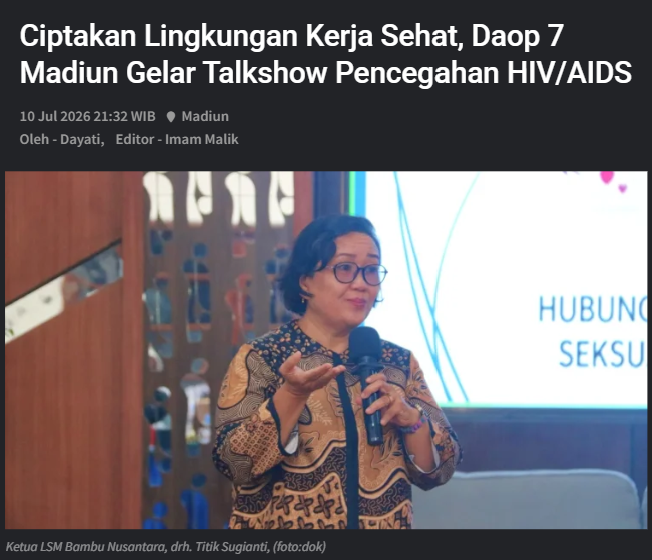 Ciptakan Lingkungan Kerja Sehat, Daop 7 Madiun Gelar Talkshow Pencegahan HIV/AIDS