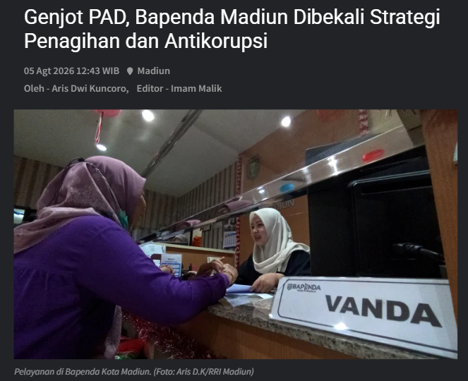 Genjot PAD, Bapenda Madiun Dibekali Strategi Penagihan dan Antikorupsi