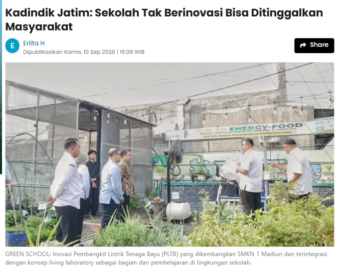 Kadindik Jatim: Sekolah Tak Berinovasi Bisa Ditinggalkan Masyarakat