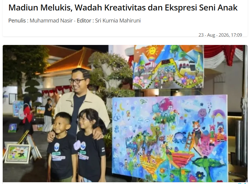 Madiun Melukis, Wadah Kreativitas dan Ekspresi Seni Anak